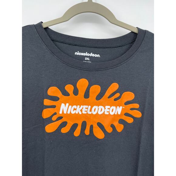 Nickelodeon Womens Gray Short Sleeve Round Neck Casual Pullover T-Shirt NEW 2XL - Picture 2 of 9